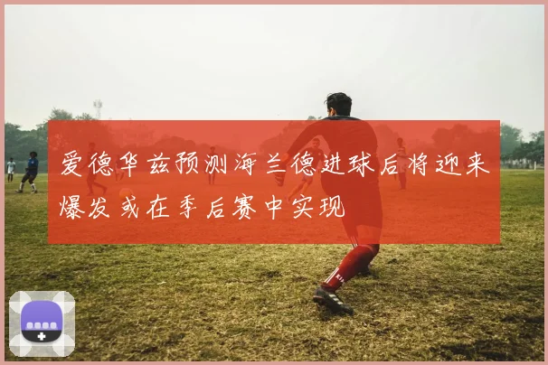 爱德华兹预测海兰德进球后将迎来爆发或在季后赛中实现