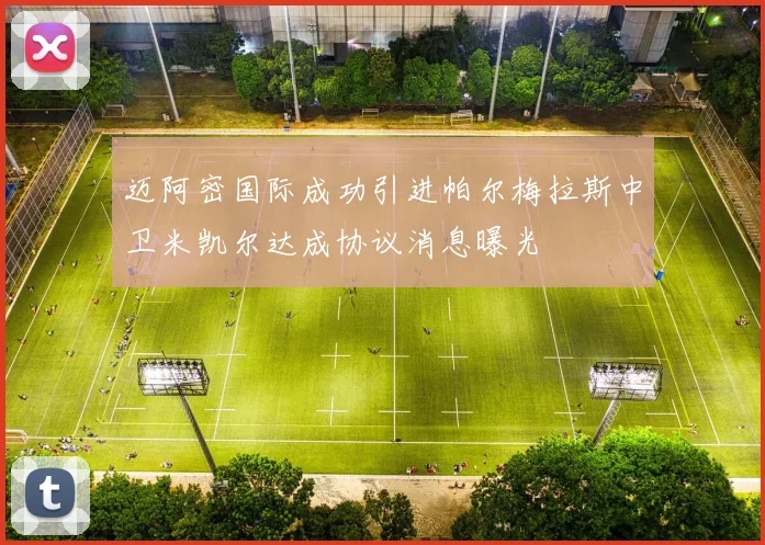 迈阿密国际成功引进帕尔梅拉斯中卫米凯尔达成协议消息曝光