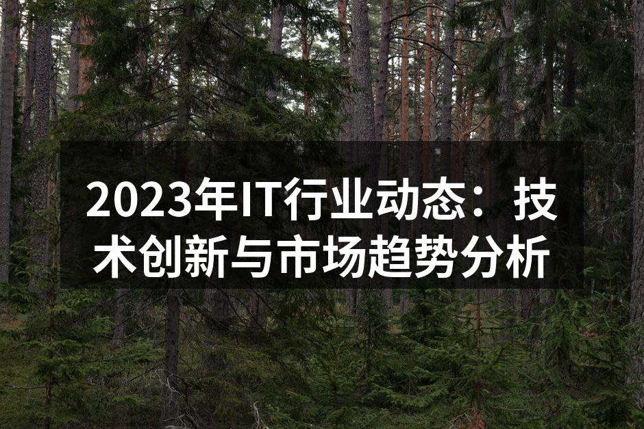 IT行业技术创新的趋势